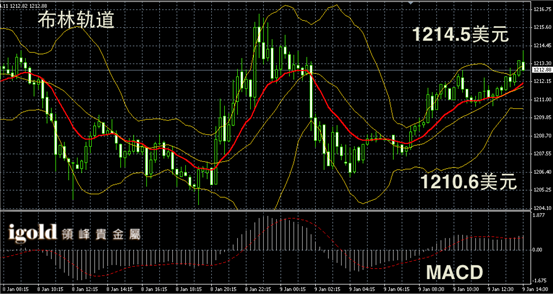 1月9日黄金走势图