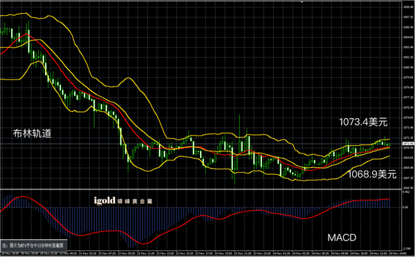 11月24日黄金走势图