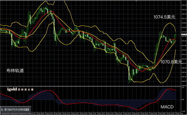 12月29日黄金走势图