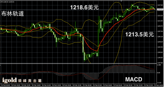 2月19日黄金走势图