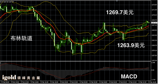 2月6日黄金走势图