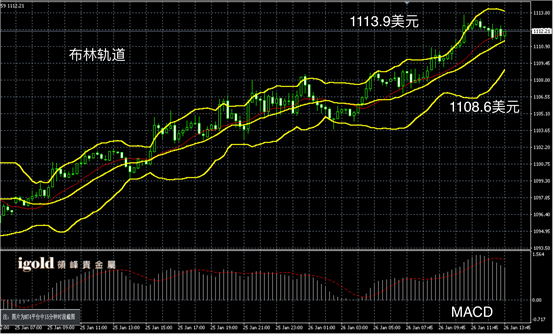 1月26日黄金走势图