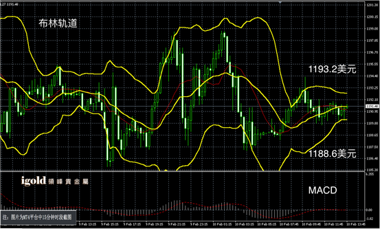 2月10日黄金走势图
