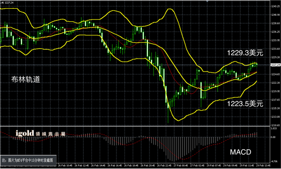 2月29日黄金走势图