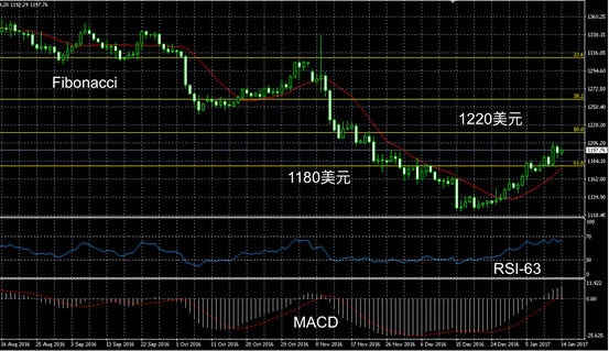 20170114周评黄金走势图